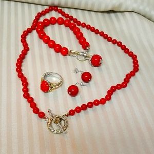 Red Coral Set